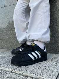 Жіночі кросівки адідас суперстари/Adidas superstar black