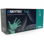 Rękawice nitrylowe Skytec Teal Powder-Free 300 szt (3x 100szt) rozm. L
