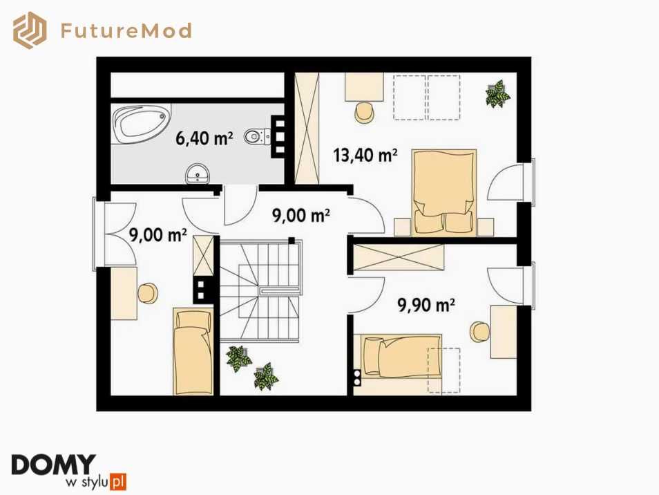 Dom szkieletowy Anka DR-ST 115,5m2