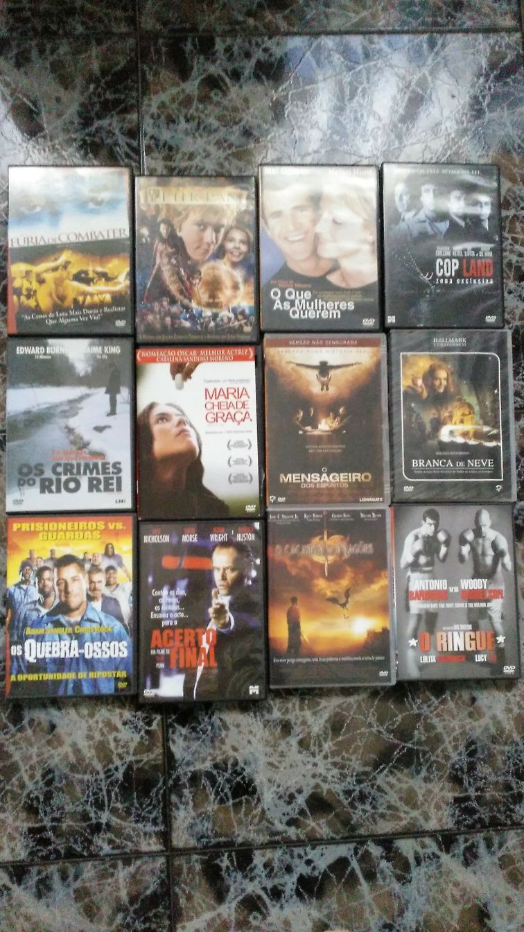 60 DVDs originais 3 euros cada