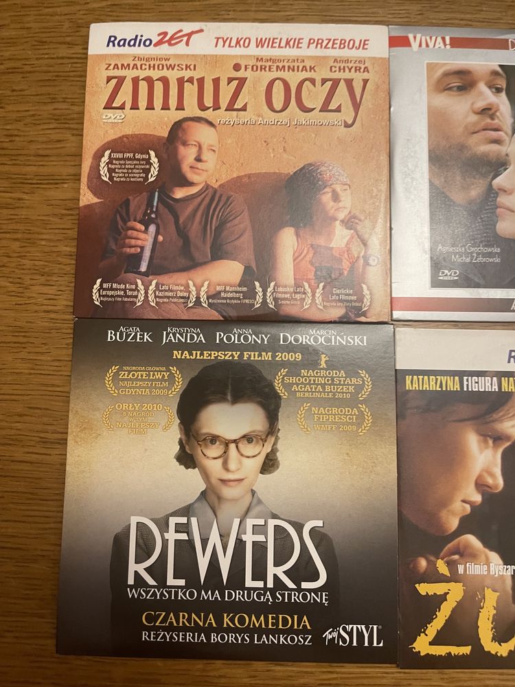 Filmy DVD polskie filmy pręgi rewers żurek zmruż oczy