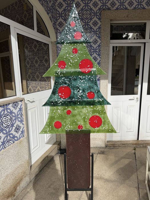 Árvore natal em vidro