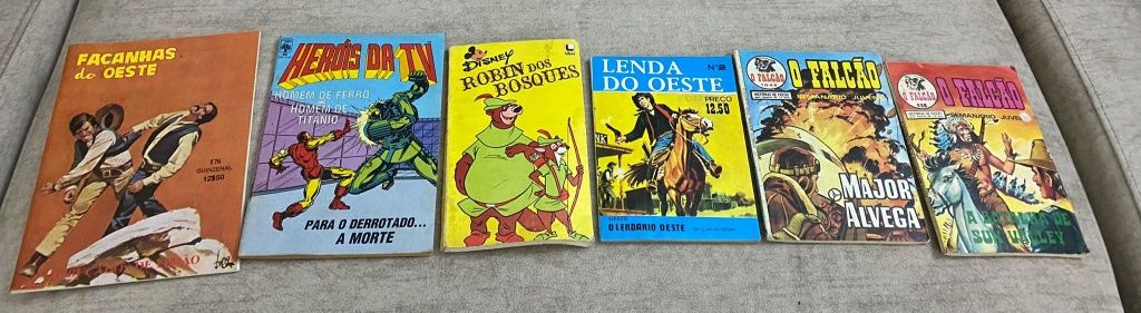 Livros de BD (anos 70/80)