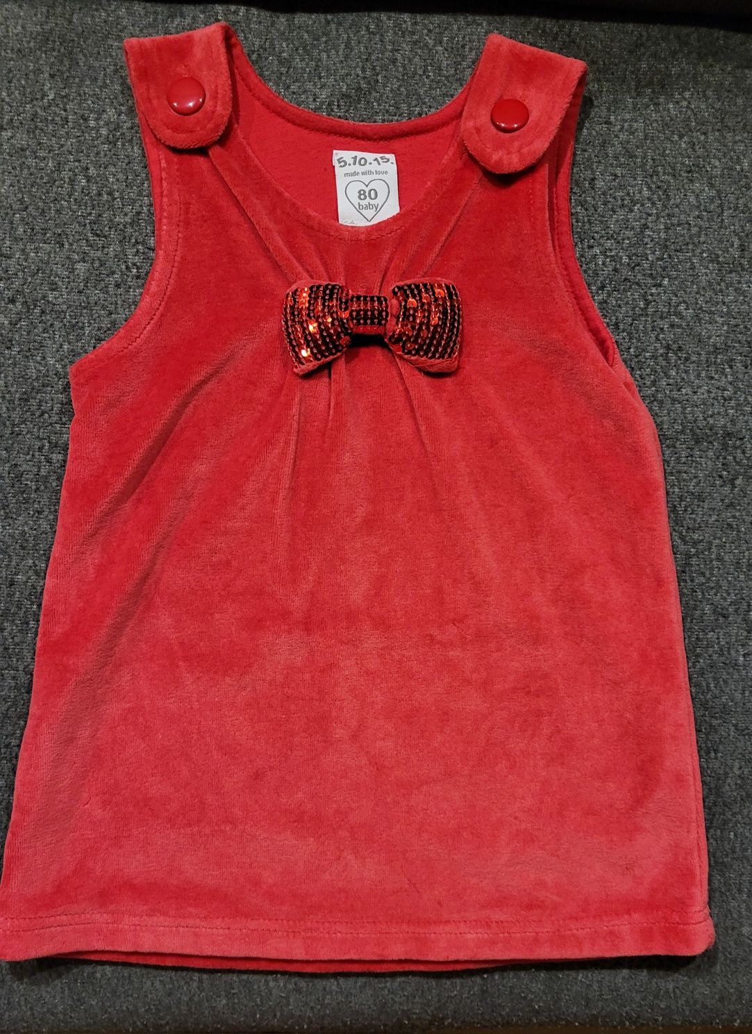 Sukienka czerwona 5.10.15, rozmiar 80