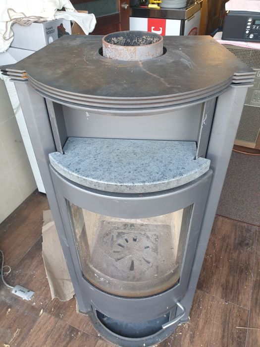 Kominek piecyk koza stalowy żeliwny