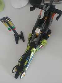 Dragster lego razem z sygnalizacja