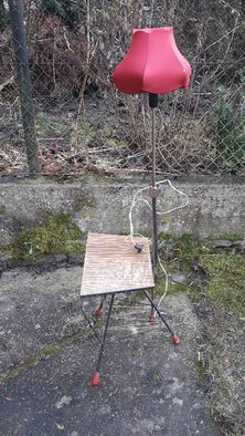 Lampa stojąca PRL