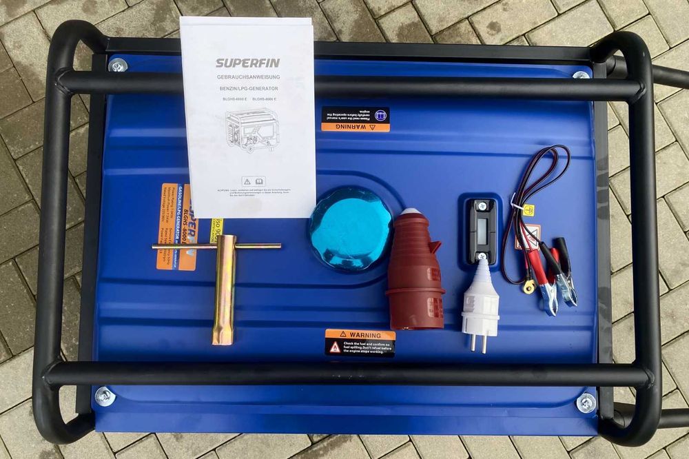 Генератор Superfin 7,5 кВт (бензин / LPG)