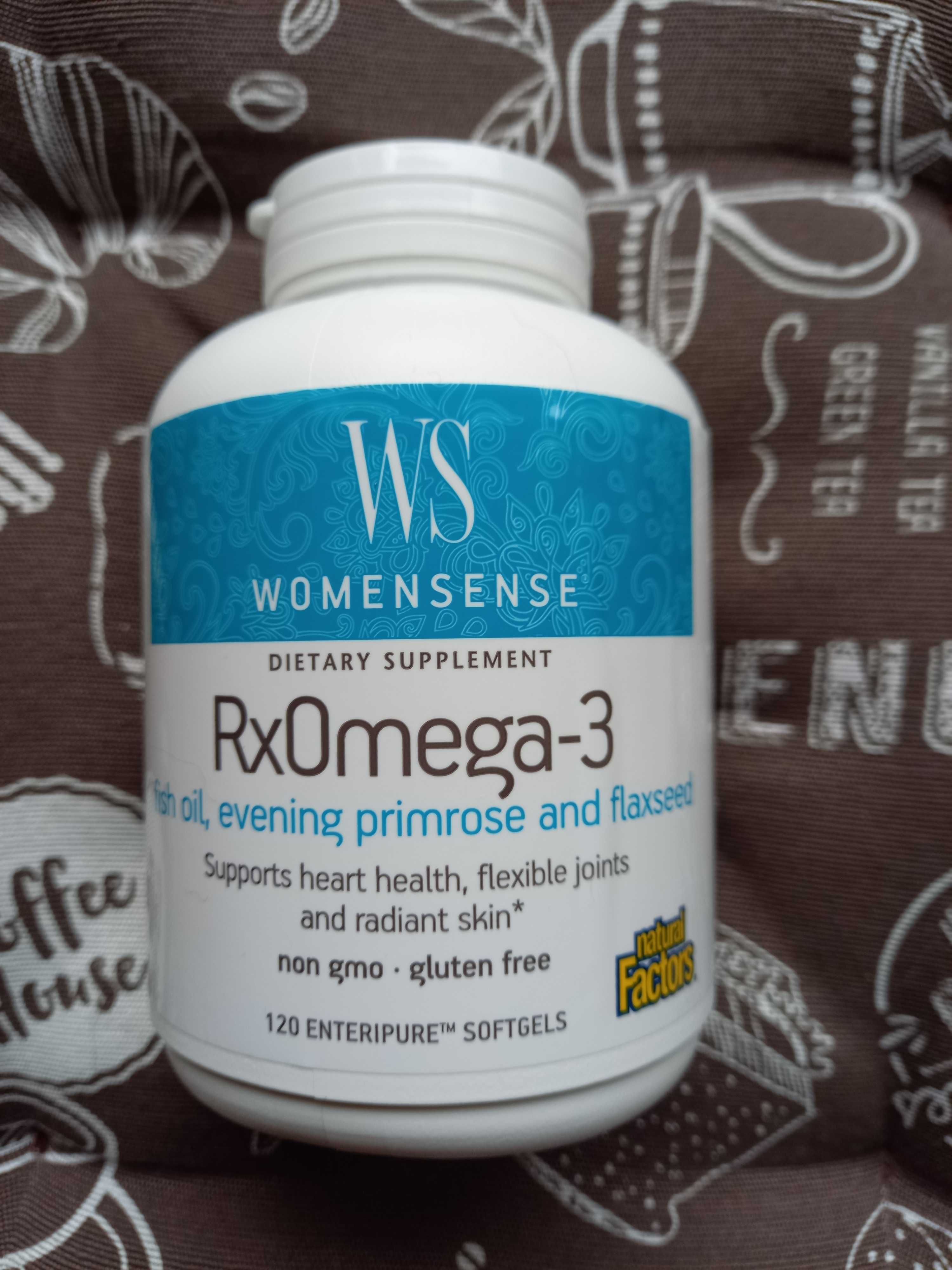 Natural Women Sense Rx Omega 3 для жінок з примулою для женщин Омега-3