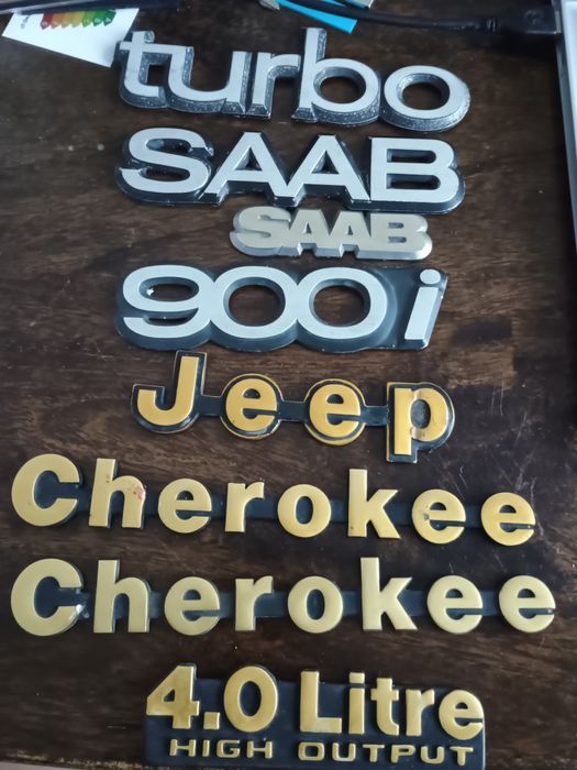 Emblemat Saab 900 Turbo Krokodyl  900i jeep cherokee xj