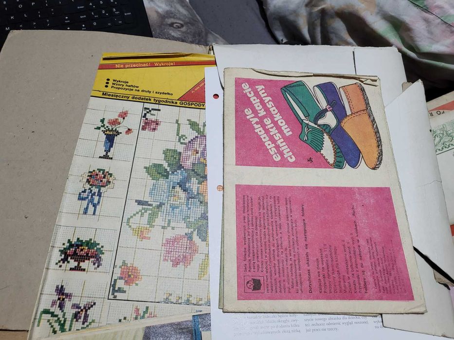 Książki i wzory do tworzenia odzieży
