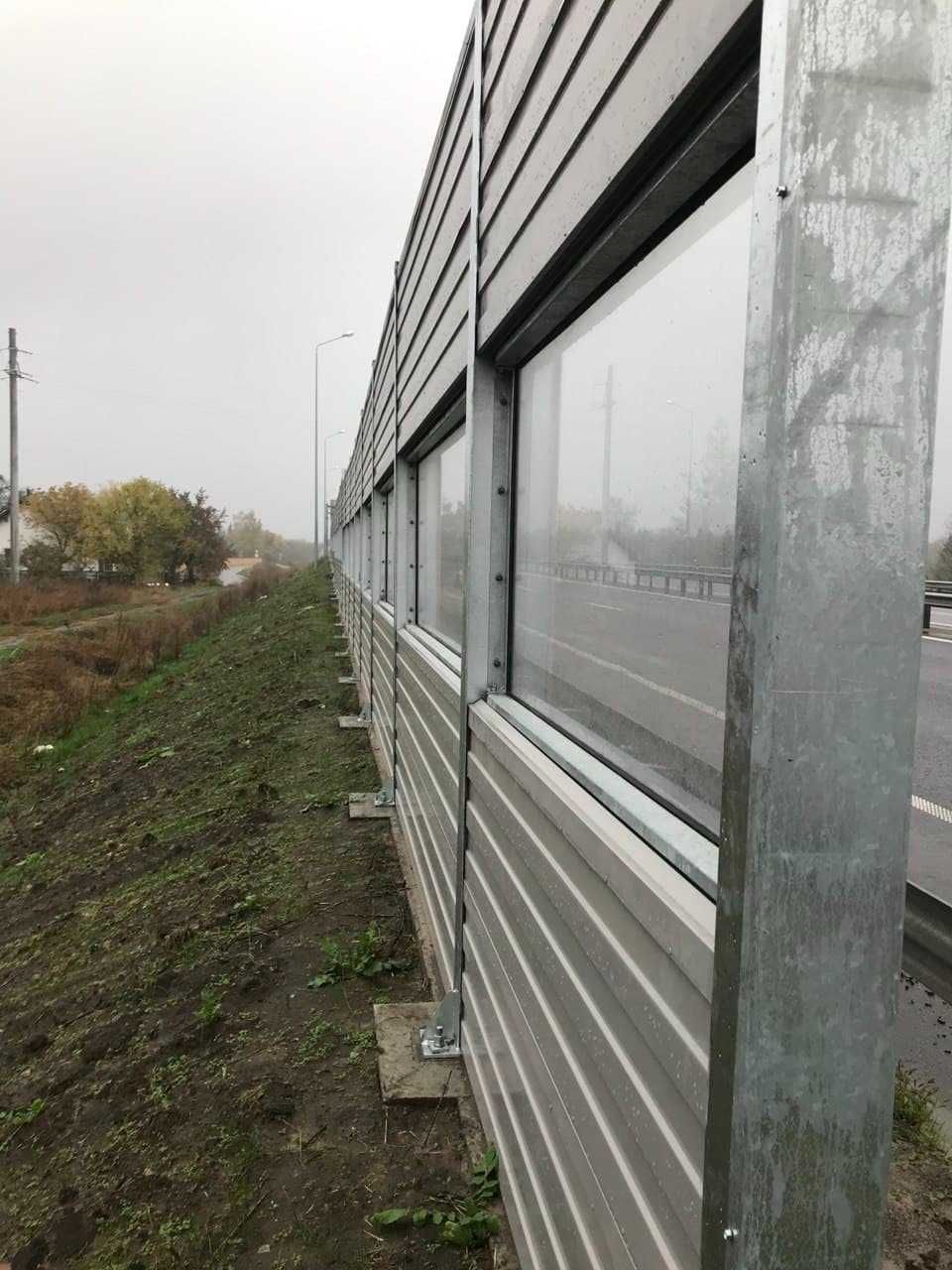 Заборы и экраны из поликарбоната MAKROLUX (Швейцария) -30 Децибелл