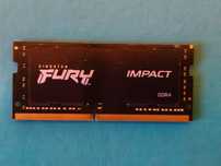 Pamięć do laptopa Kingston Fury Impact SODIMM, DDR4, 32 GB, 3200 MHz