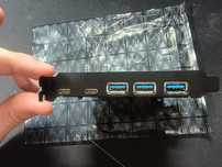 Плата расширения PCI-E на USB 3.0 x 3 / USB Type-C x 2 / 19 pin корпус