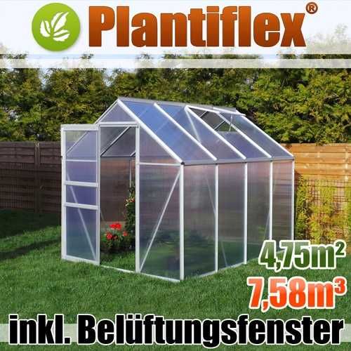 Plantiflex szklarnia aluminiowa 250x190+fundament