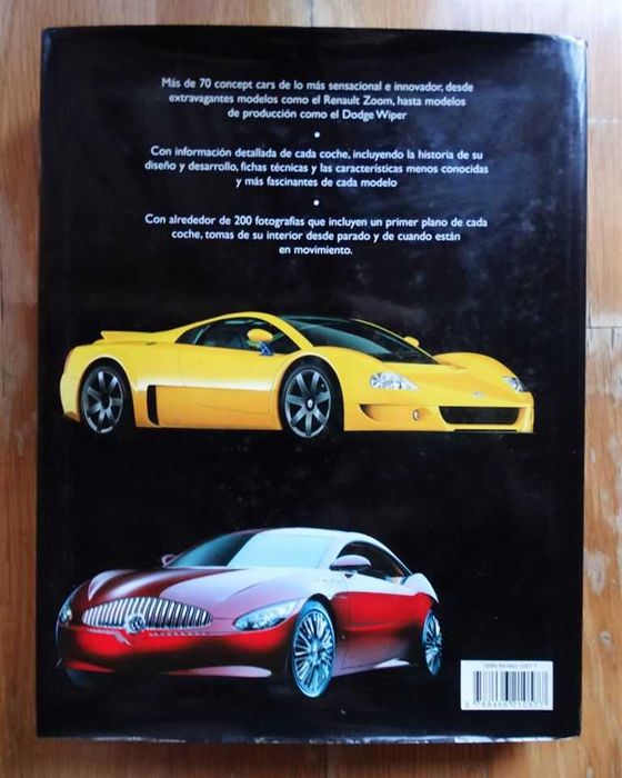 Livro 'Concept Cars' de Richard Dredge.