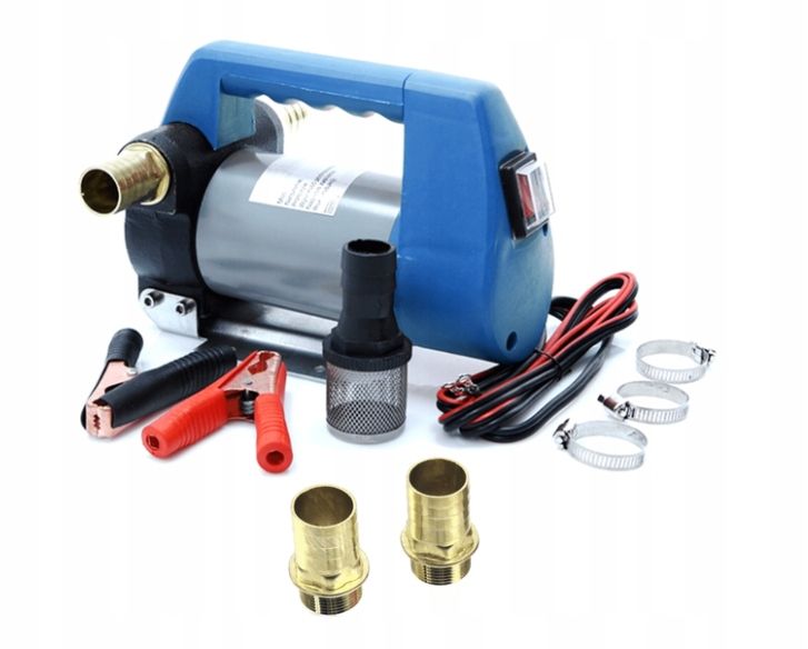 Pompa Paliwa 12V On Oleju Ropy Mini Cpn Pompka 50L + Pistolet Do