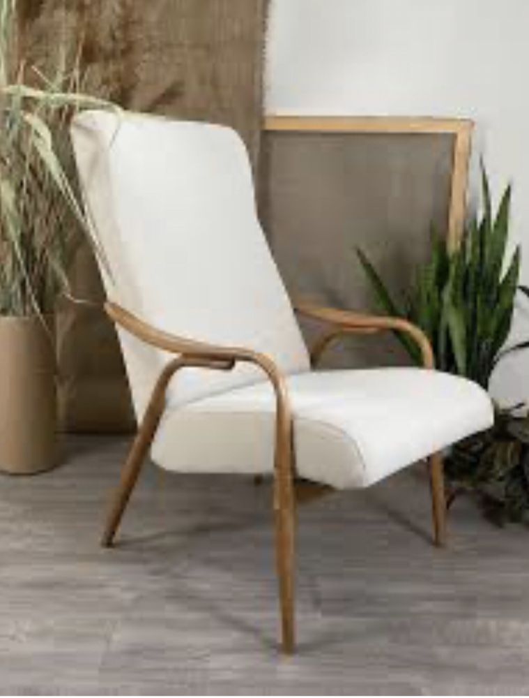 Икона стиля med-century винтажное ретро кресло