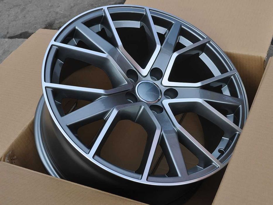 Szare grafitowe felgi R22 5x112 AUDI Q7 SQ7 E-TRON S8 SQ5 od FELGOCAR