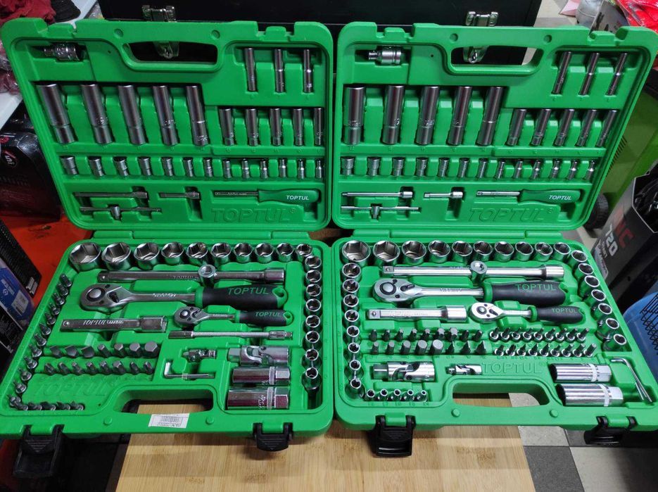 Haбіp набор інcтpумeнтів головок 108 oдиниць GCAI108R GCAI094R TOPTUL