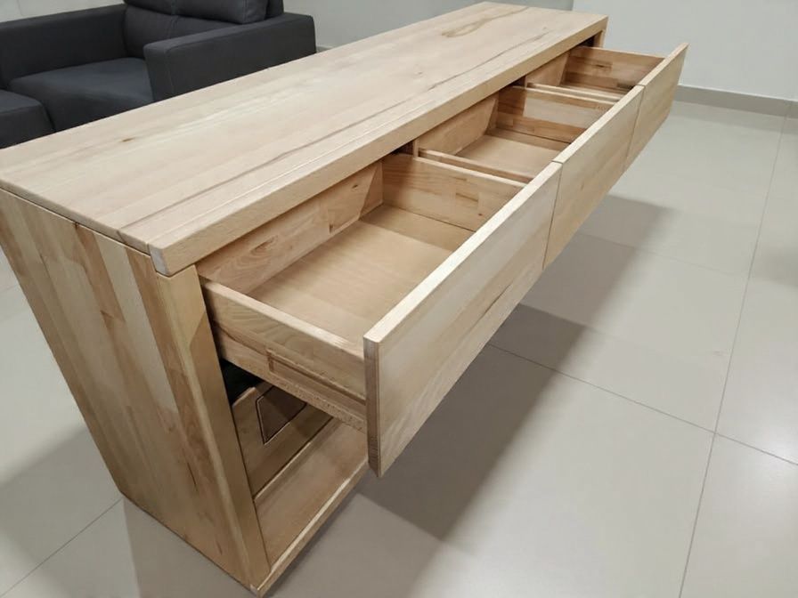 Komoda drewniana NOWA. Lite drewno. Import