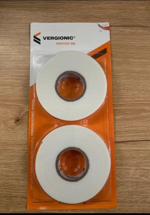 Taśma dwustronna montażowa piankowa tape vergionic