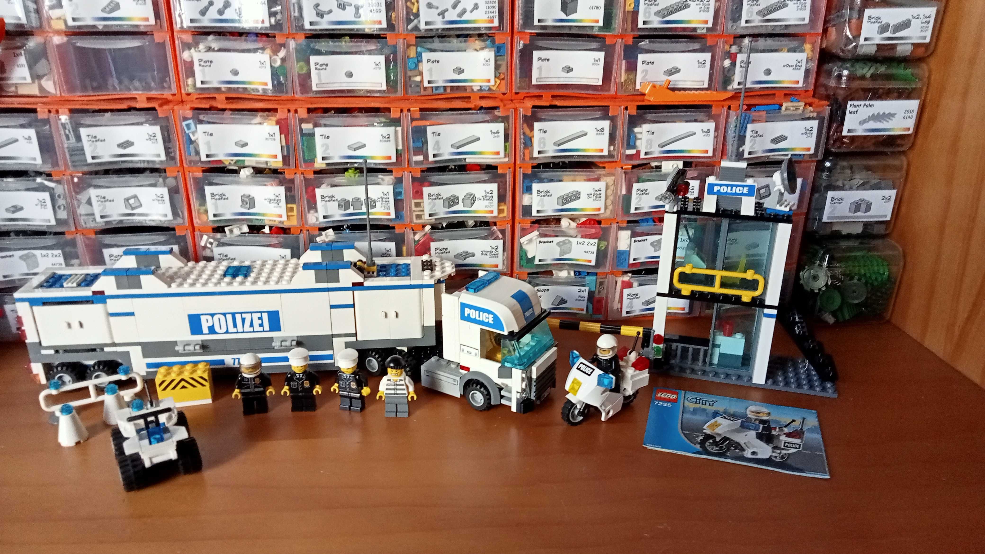Lego city 7743 Police Command Center + 7235 Police Motorcycle