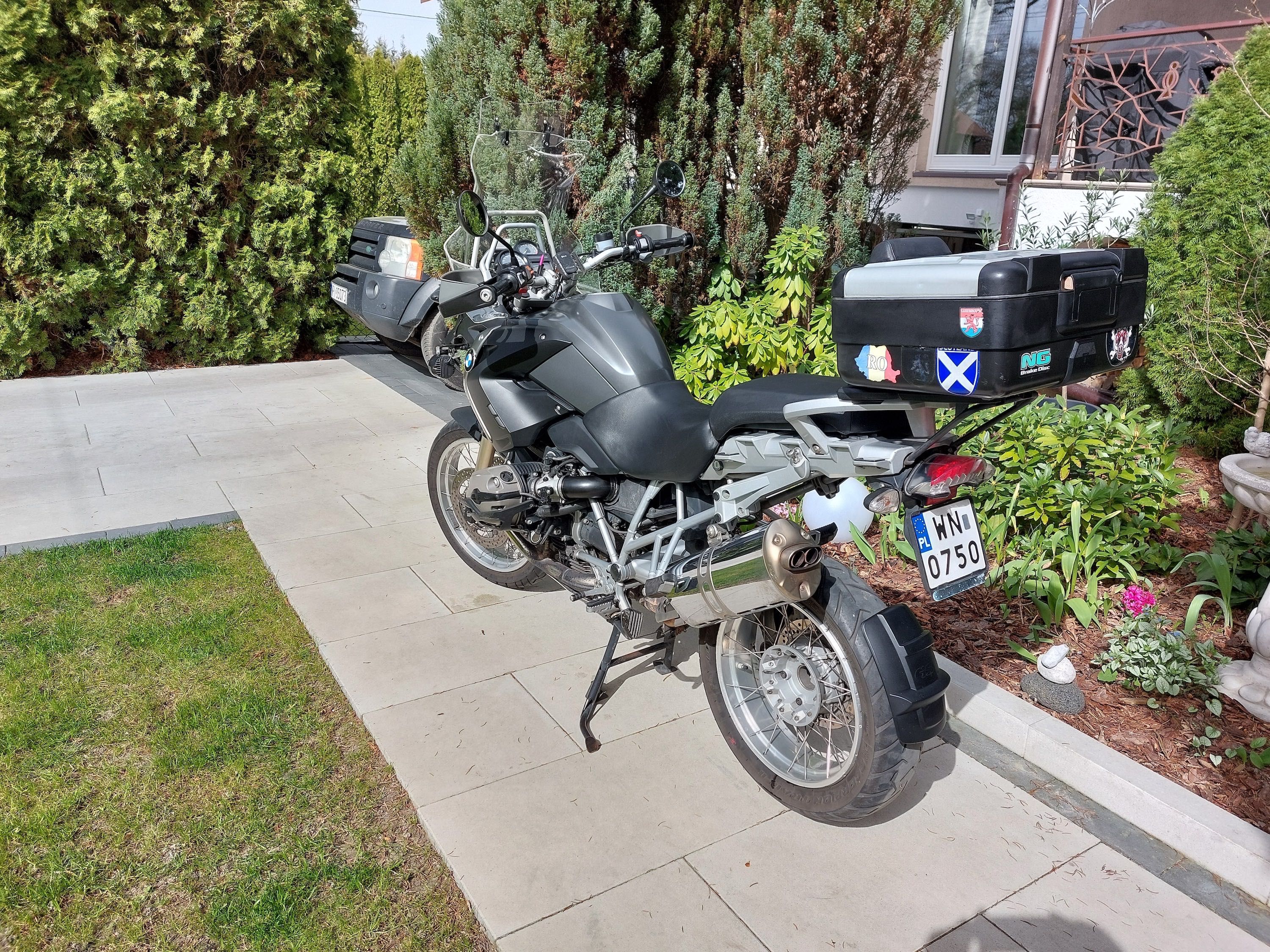 BMW R 1200 GS 2008r ABS ESA ASC, kufry vario, halogeny