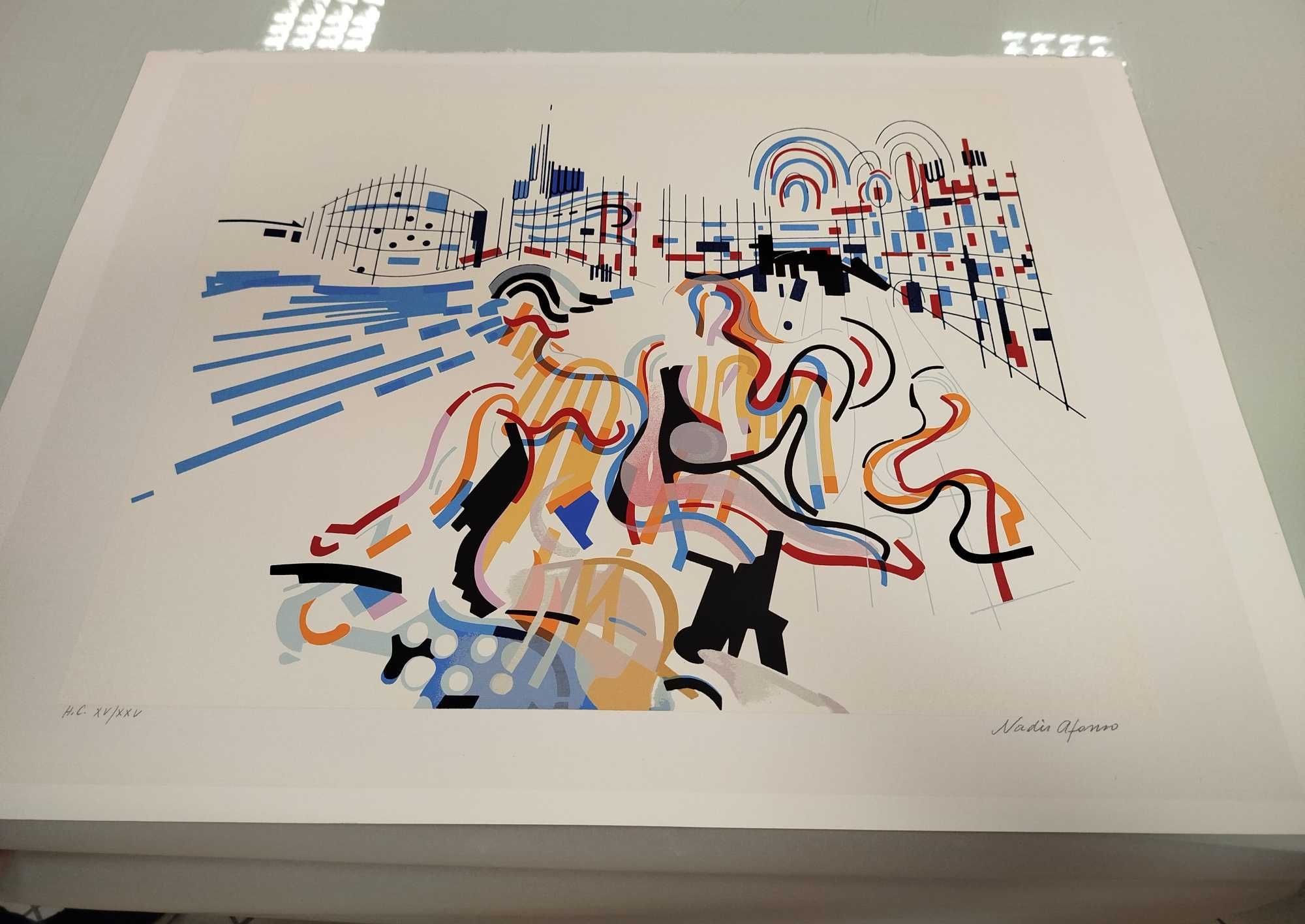 Serigrafia Original de Nadir Afonso – Edição Limitada, Assinada