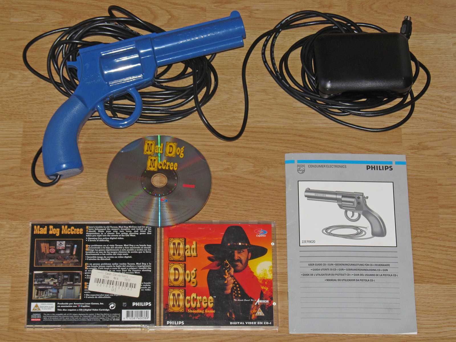 Light Gun: PS1 Enforcer e Guncon | Philips CDi