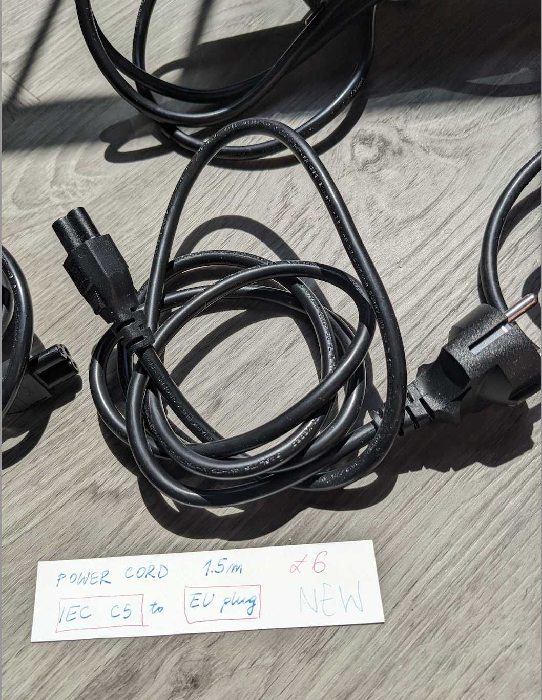 2 kable zasilające Power cord iecc5