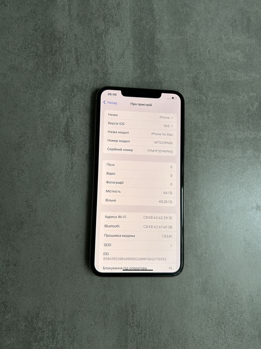 Iphone Xs Max 64 neverlock