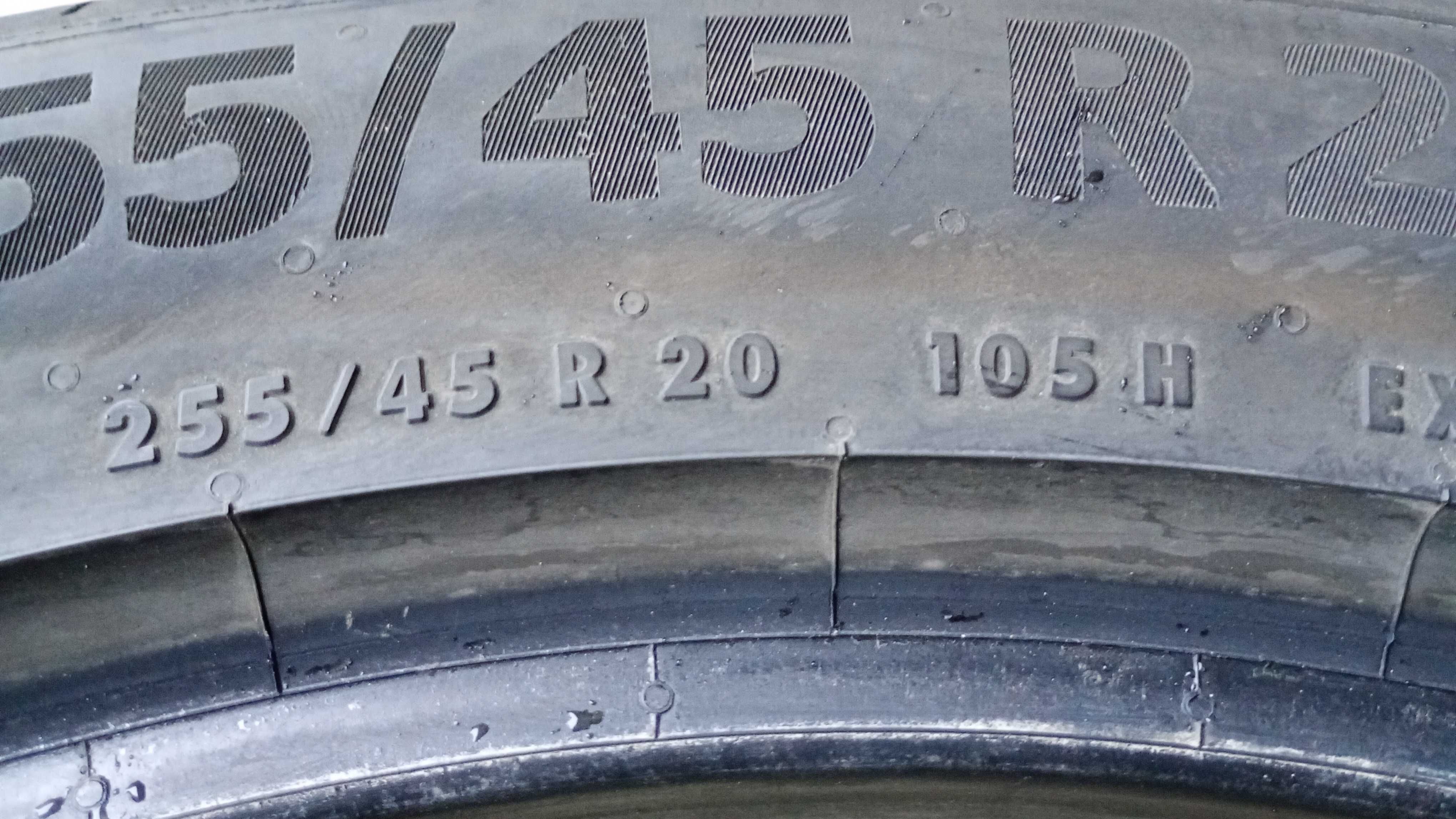 4x 255/45R20 Continental PremiumContact 6 Lato Używane FV Siedlce