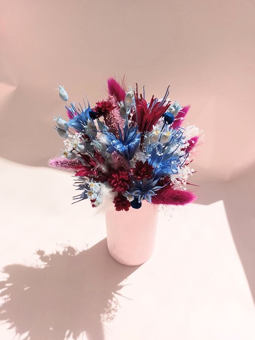 Mini flowerbox suszone kwiaty