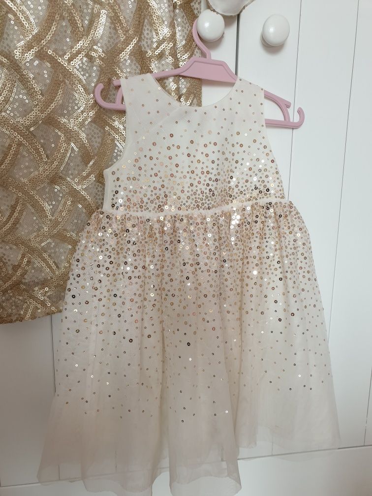 Zestaw sukienek mama r.S i córka r. 98 Sugarfree H&M