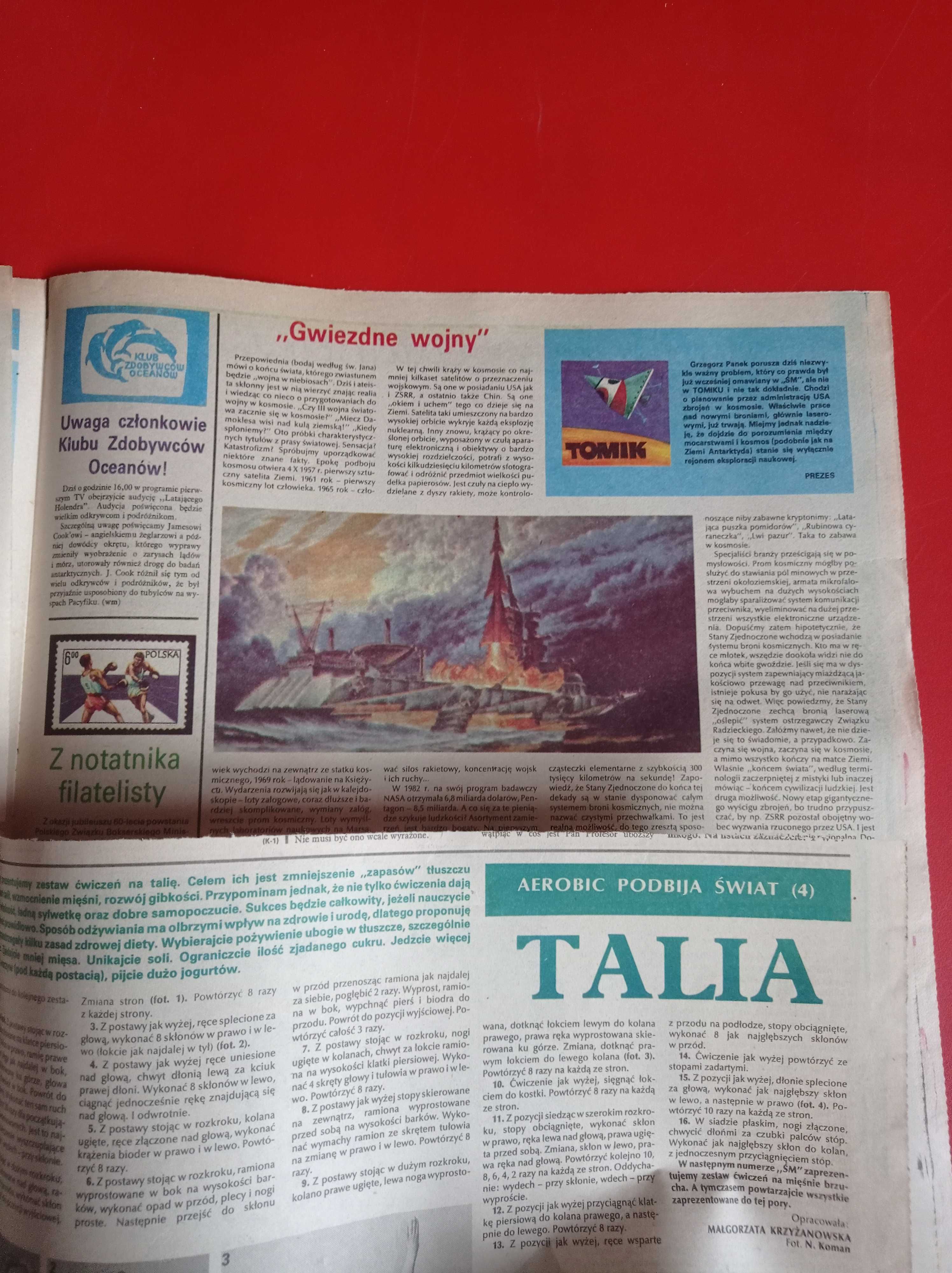 Świat młodych, nr 7/1984, 17 stycznia 1984, Pióro contra Flamaster