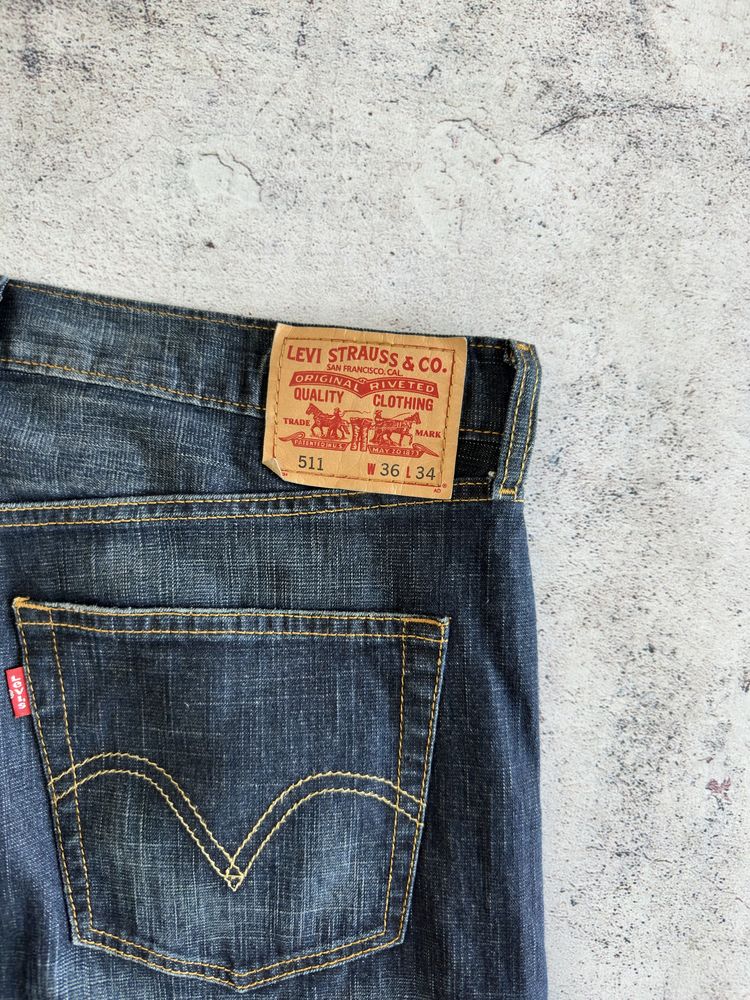 Джинсы Levis 511 оригинал Размер 36/34