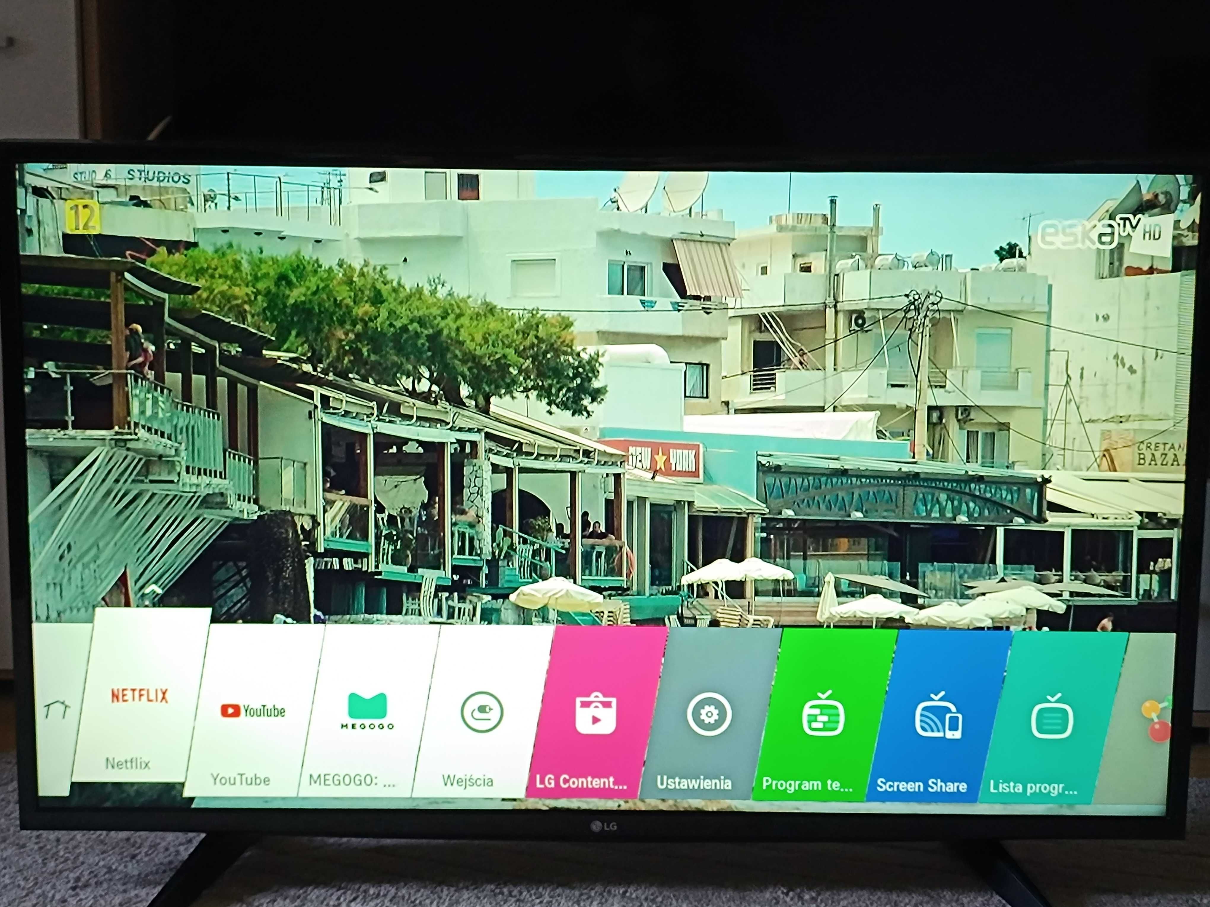 LG 43LH570V smart wifi youtube netflix sprawny stan bdb.