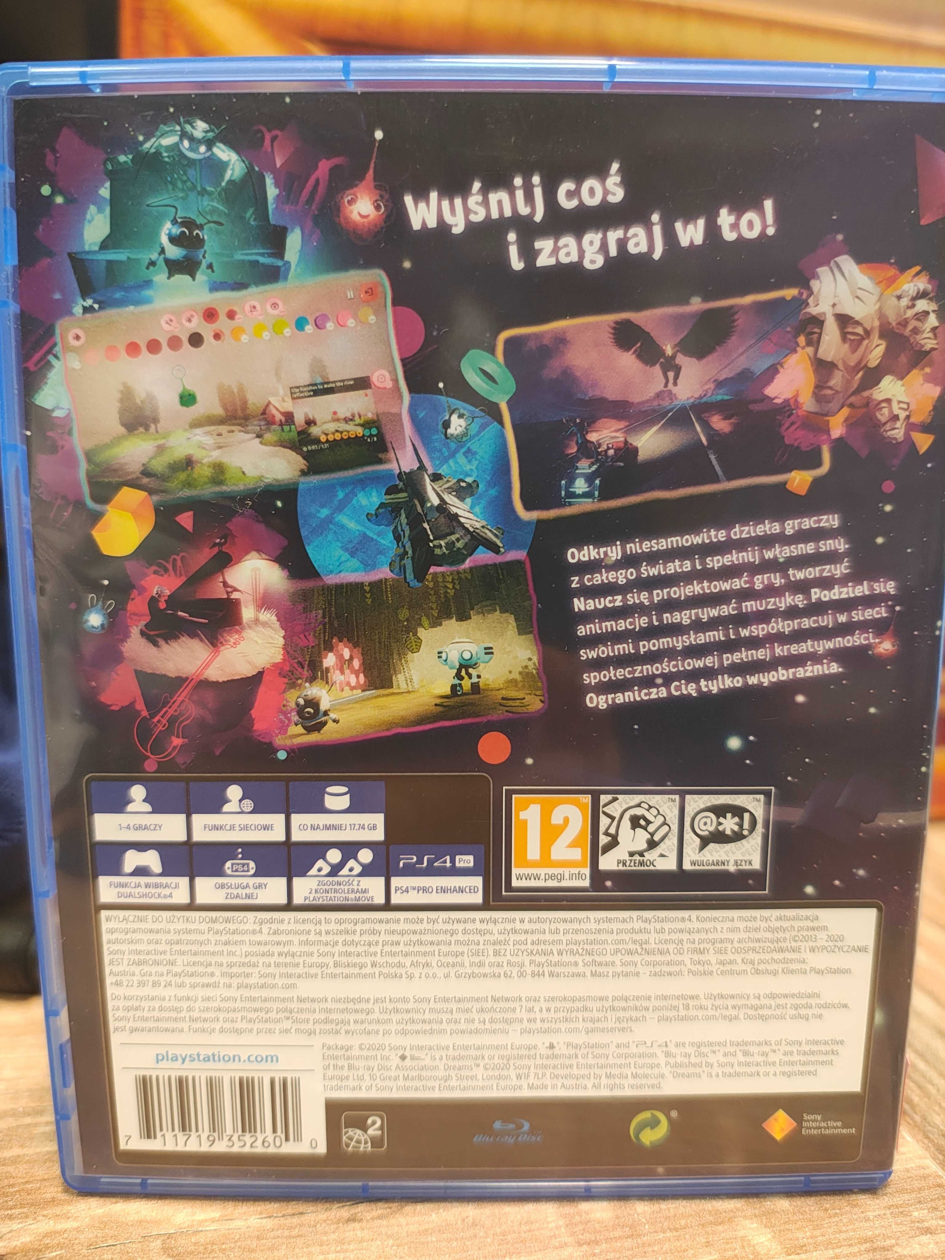 Dreams Sony PlayStation 4 (PS4) PS5 VR SklepRetroWWA