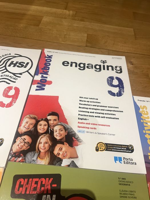 Cadernos atividades 9.º ano