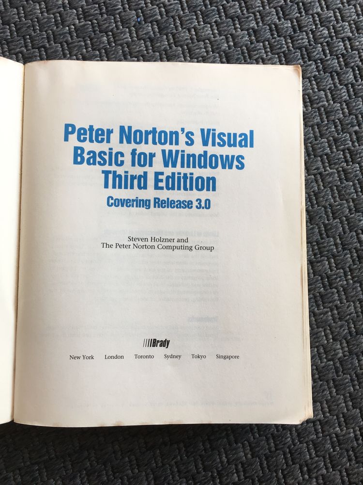 Peter Norton’s Visual Basic for Windows