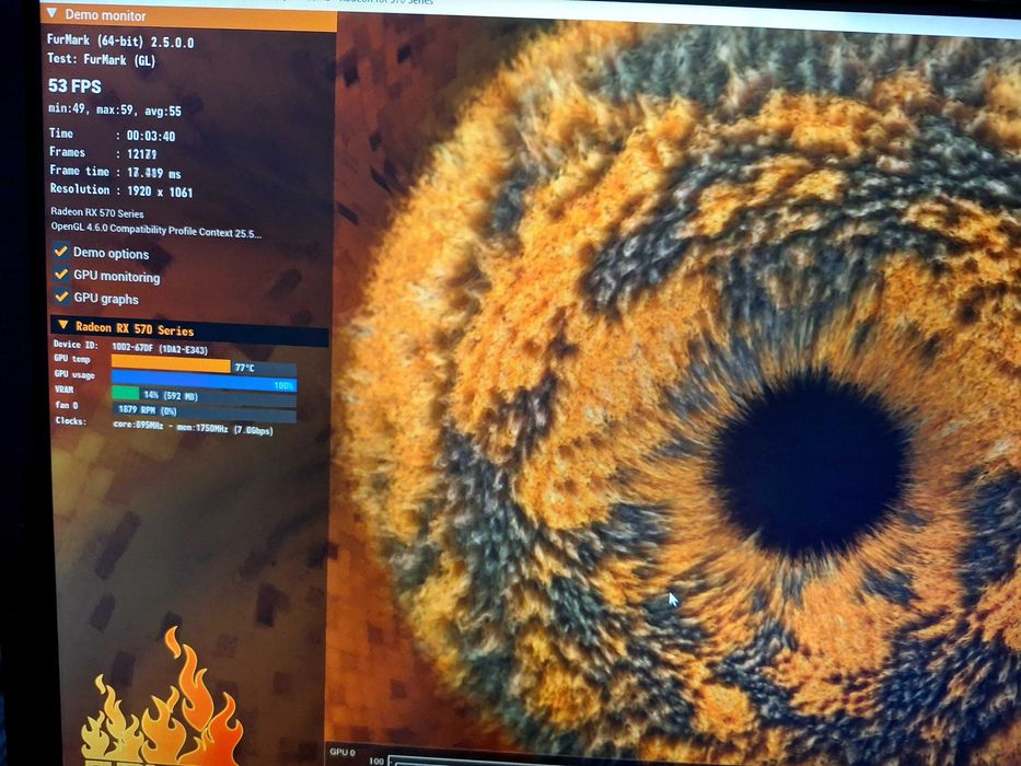 Продам комп'ютер та монітор на і7 4770s та rx 570 4gb