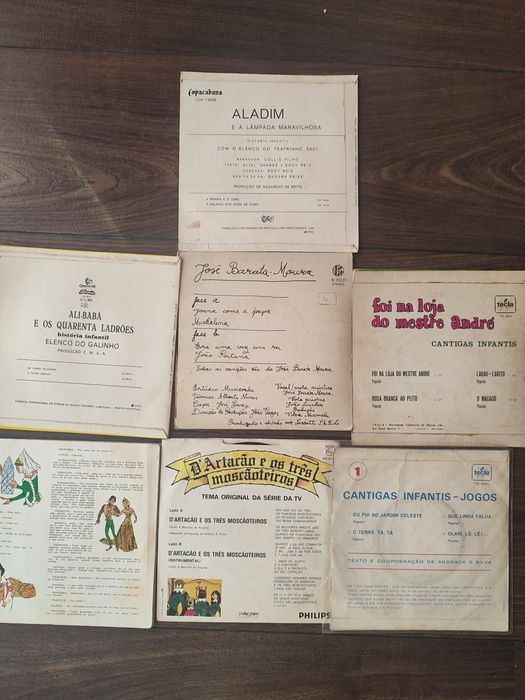 Disco vinil de (musica portuguesa e infantil)