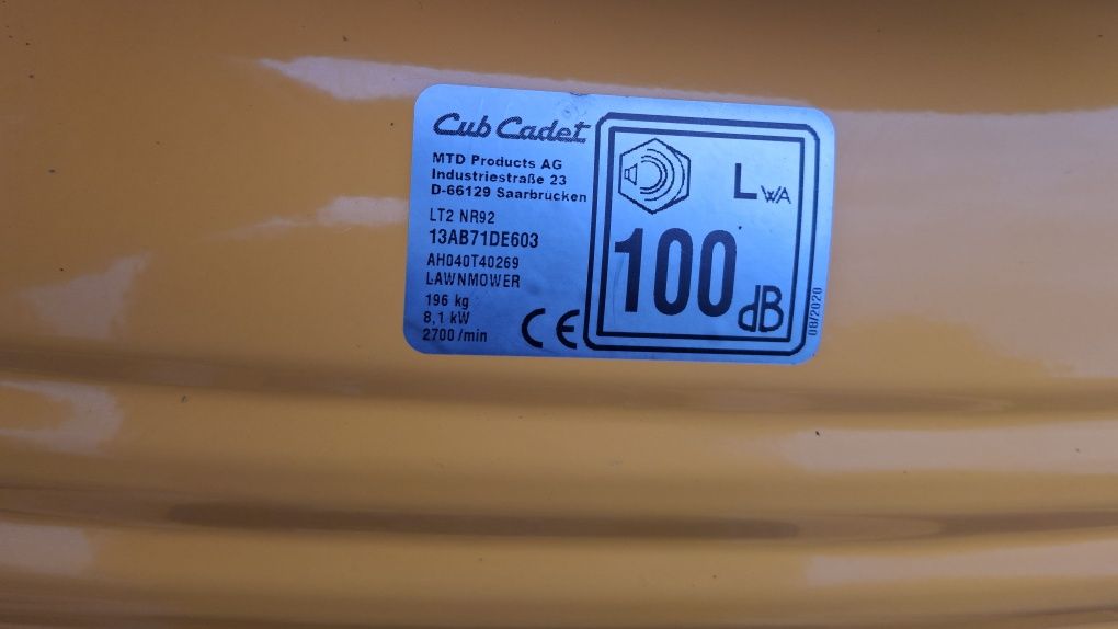 Traktorek kosiarka Cub cadet lt2 z koszem