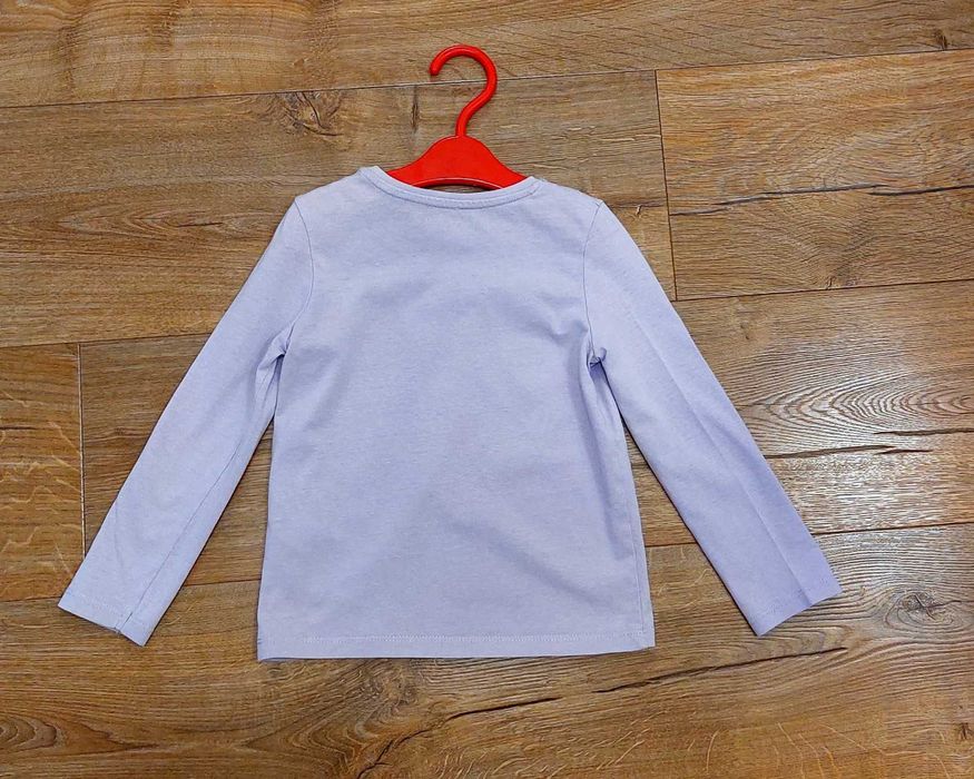 Koszulka dziewczęca na długi rękaw, Kotki, fioletowa r. 98, 96-101, 3L
