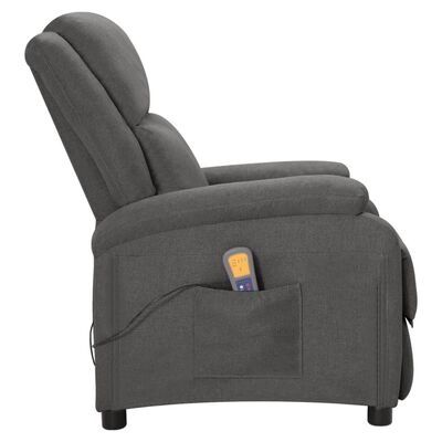 NOVO - Poltrona de massagens reclinável (não  automática) tecido cinze