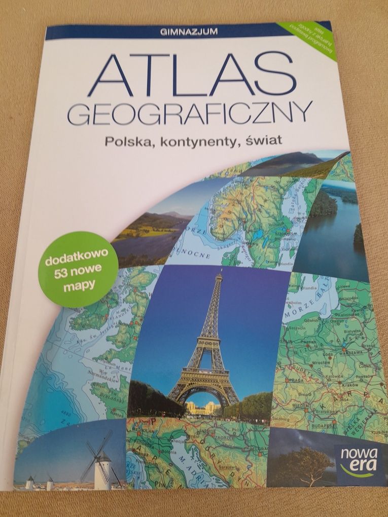 Atlas geograficzny wyd. Nowa era