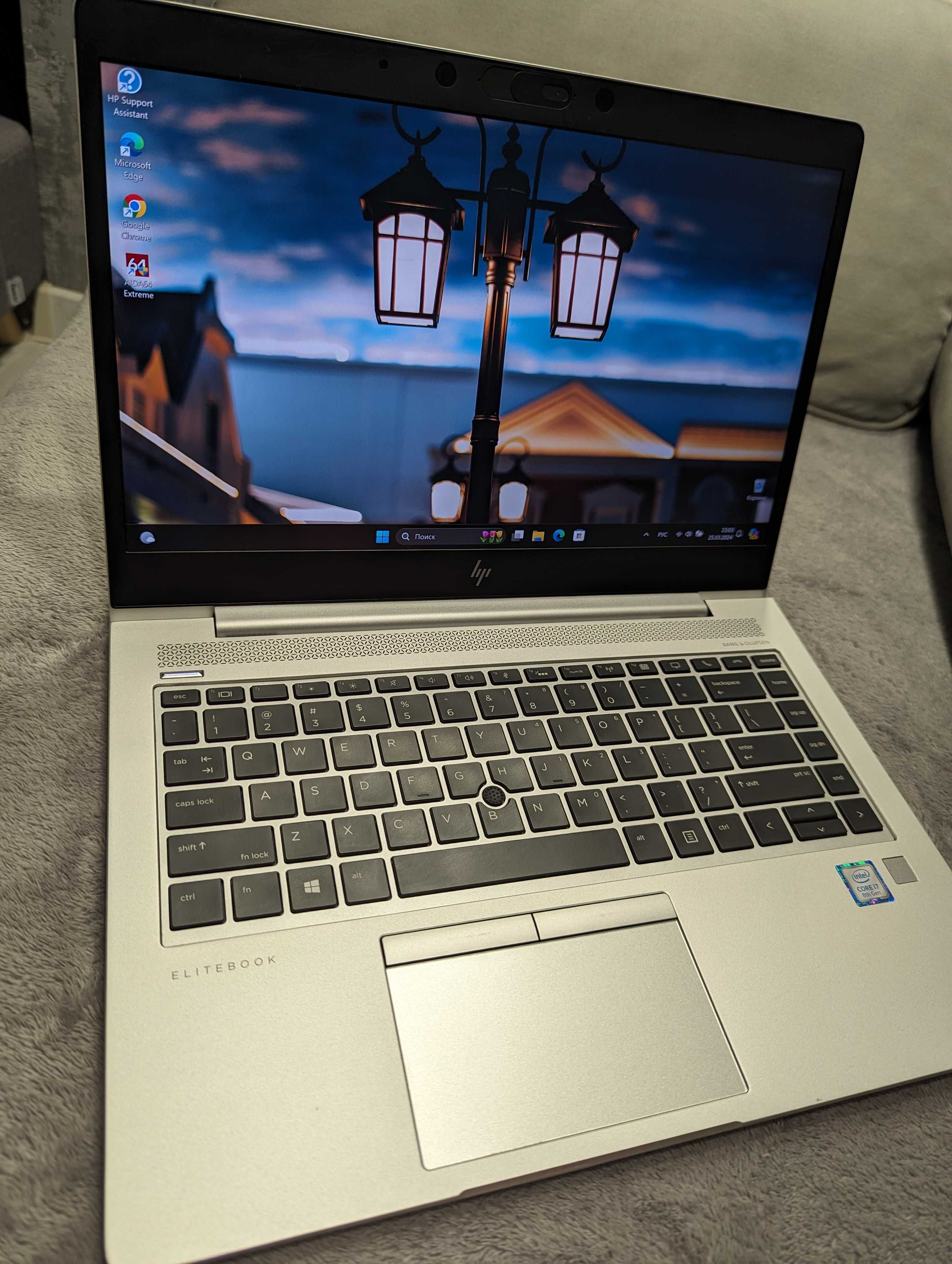 HP Elitebook 840 G5 14" 4K Дисплей UHD i7-8550U 16GB 128GB SSD Ноутбук