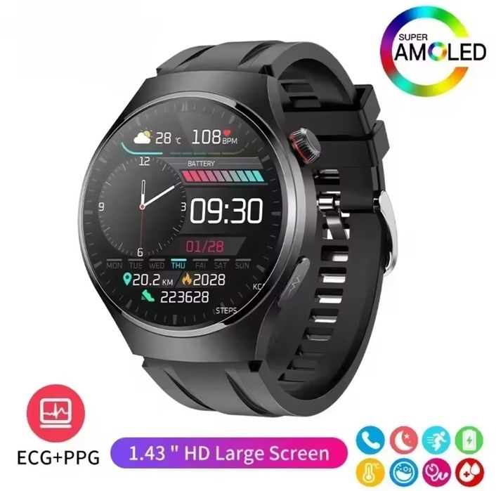 Смарт-годинник Xiaomi додаткорий ремінець в подарунок!