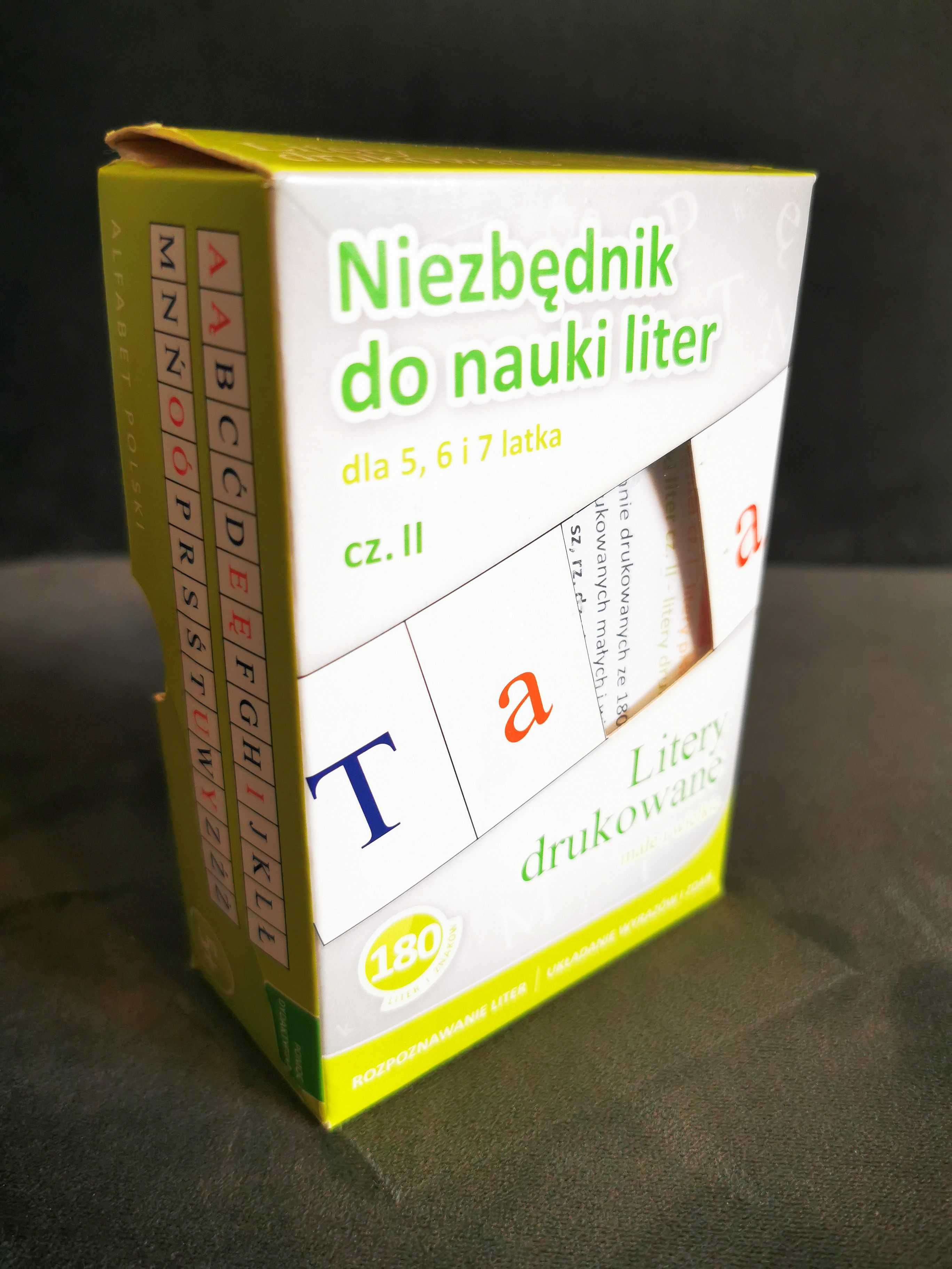 Niezbędnik do nauki liter dla 5 6 i 7-latka. Litery drukowane